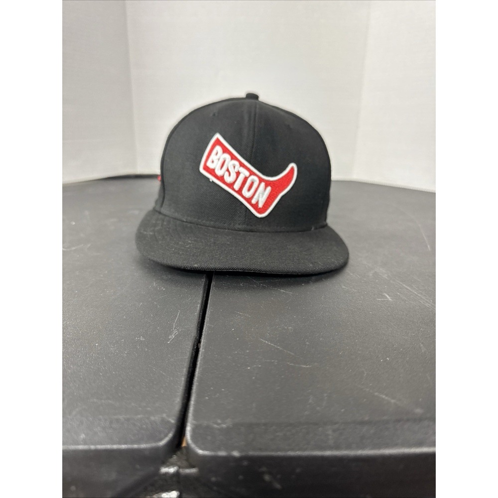 Boston Red Sox Cooperstown 59fifty 7 1/4 Black Fitted Hat